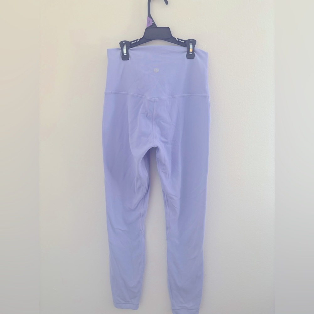 Lululemon Align Double Lined Lavender Leggings High Rise 25” Size 4